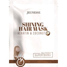 Jeunesse Shining Hair Mask 30 gr x 3 Saç Bakımı Keratin & Coconut Özellikleriyle Parlak Saçlar
