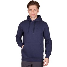 Alpinist Stream Erkek Kapşonlu Sweat L Beden Lacivert