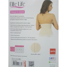 Elite Life Agraflı Bel Korse M Beden Beyaz