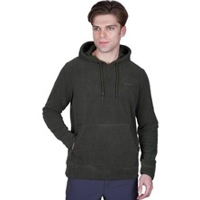 Alpinist Cliff Erkek Kapşonlu Polar S Beden Haki