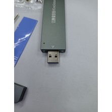 Keepro Type C 3.1   To  USB Çift Taraflı M.2 Nvme SSD Alüminyum Kutusu (Boş Kutu)