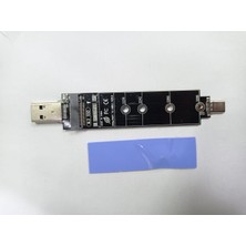 Keepro Type C 3.1   To  USB Çift Taraflı M.2 Nvme SSD Alüminyum Kutusu (Boş Kutu)