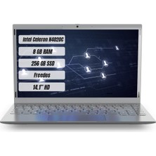 Hometech Alfa 640C Intel Celeron N4020C 8 GB 256 GB SSD Freedos 14.1" Hd Taşınabilir Bilgisayar