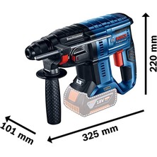 Bosch Professional GBH 180-LI 4 Ah Çift Akülü Kırıcı Delici