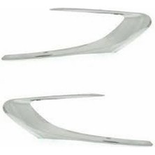 Otoco Peugeot 308 Allure Ön Tampon Panjur Kuşağı Krom Set 2013- 1610758980