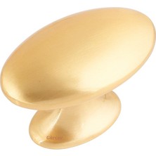 Gürçay Hırdavat Luxury Arya Düğme Kulp Mat Altın (2 Adet)