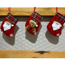 Eliz Bag Yılbaşı Noel Küçük Askılı Çorap Süs 1 Adet