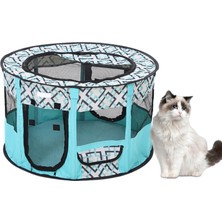 Blue Global Katlanabilir Pet Kedi Köpek Çadır Doğum Odası Mavi/yeşil/gri Kapalı Kedi Damızlık Çadır Köpek Kafesi (Yurt Dışından)