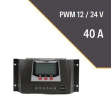 Lexron 40A Pwm Şarj Kontrol Cihazı 12V-24V