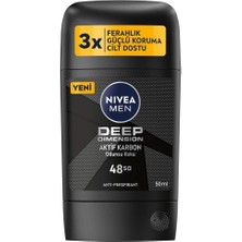 Nivea Men Erkek Stick Deodorant Deep Dimension 48 Saat Anti-Perspirant Koruma 50 ml