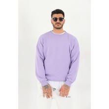 Habbe Unisex Basıc Bisiklet Yaka Sweatshirt BBY01