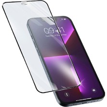 Cellularlıne IPHONE 12 Pro Max Çerçeveli Tam Ekran Temperli Cam Ekran Koruyucu