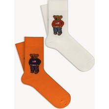 Mono Socks 4 Lü Teddy Bear Çorap