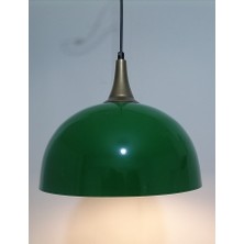 Riolight modern,rustik,vintage mutfak,oda,cafe,oteller için yeşil 1xe27 metal sarkıt avize çap:30cm