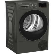 Grundig Gpdh 9644 A++ Enerji Sınıfı 9kg Kurutma Makinesi Koyu Gri