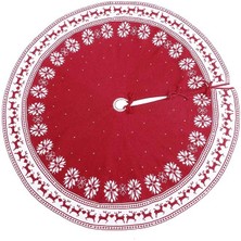 ZHKJ Shop 122CM Örgü Akrilik Noel Ağacı Dip Dekorasyon Etek (Yurt Dışından)