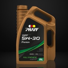 Phaff PHAFF-065305/DPF 5W/30 5lt Tam Sentetik Apı Sn / Cf Partiküllü Motor Yağı (Üretim Yılı: 2022)