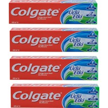 Colgate Üçlü Etki Diş Macunu 100 ml 4 Lü Paket