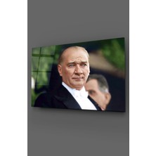 Taulart Atatürk Renkli Cam Tablo