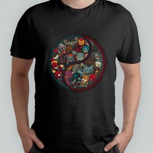 Pixxa Avengers Chibi %100 Pamuklu Bisiklet Yaka T-Shirt Model - 1