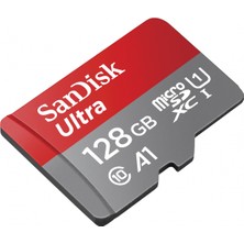 Sandisk Ultra 128GB 140MB/S Microsdxc Uhs-I Hafıza Kartı SDSQUAB-128G-GN6MN