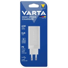 Varta Sava- 57956 Gan Hızlı Şarj Adaptörü-Apple Iphone ,samsung,xiaomi, Uyumlu - Uptech Şarj Kablosu SV57956