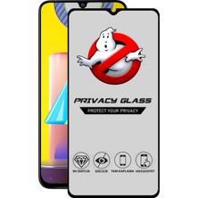 Caseart Samsung Galaxy M31 Tam Kaplayan Gizli Hayalet Temperli Ekran Koruyucu Cam