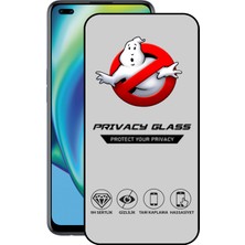 Caseart Oppo Reno 4 Lite Tam Kaplayan Gizli Hayalet Temperli Ekran Koruyucu Cam