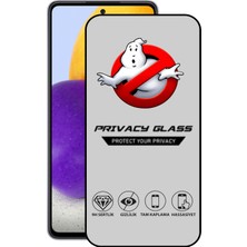 Caseart Samsung Galaxy A72 Tam Kaplayan Gizli Hayalet Temperli Ekran Koruyucu Cam