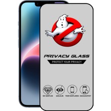 Caseart Apple iPhone 14 Plus Tam Kaplayan Gizli Hayalet Temperli Ekran Koruyucu Cam