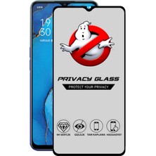 Caseart Oppo Reno 3 Tam Kaplayan Gizli Hayalet Temperli Ekran Koruyucu Cam
