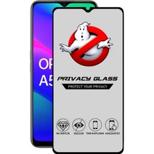 Caseart Oppo A5 2020 Tam Kaplayan Gizli Hayalet Temperli Ekran Koruyucu Cam