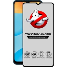 Caseart Oppo A15 Tam Kaplayan Gizli Hayalet Temperli Ekran Koruyucu Cam