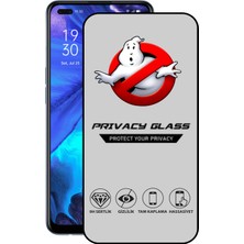 Caseart Oppo Reno 4 Tam Kaplayan Gizli Hayalet Temperli Ekran Koruyucu Cam