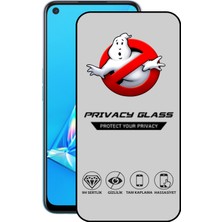 Caseart Oppo A72 Tam Kaplayan Gizli Hayalet Temperli Ekran Koruyucu Cam