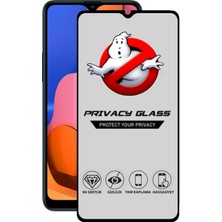 Caseart Samsung Galaxy A20S Tam Kaplayan Gizli Hayalet Temperli Ekran Koruyucu Cam