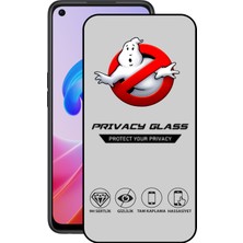 Caseart Oppo A96 Tam Kaplayan Gizli Hayalet Temperli Ekran Koruyucu Cam