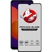 Caseart Samsung Galaxy M12 Tam Kaplayan Gizli Hayalet Temperli Ekran Koruyucu Cam