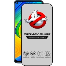 Caseart Xiaomi Redmi Note 9 Tam Kaplayan Gizli Hayalet Temperli Ekran Koruyucu Cam