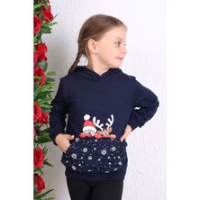Toontoy Kids Toontoy Unisex Çocuk Baskılı Sweatshirt
