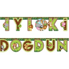 Çıtı Pıtı Store Safari Serisi Hayvanlar Temalı Iyiki Doğdun Seti