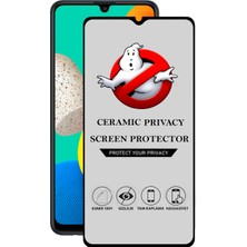 Caseart Samsung Galaxy M32 Görünmez Tam Kaplayan Seramik Ekran Koruyucu Esnek Cam