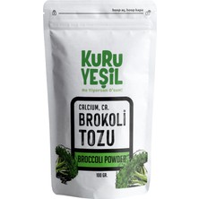 Kuru Yeşil Brokoli Tozu ,Dried Vegetables Powder ,Broccolı Powder ,Doğal Sebze Tozu 100 Gr,