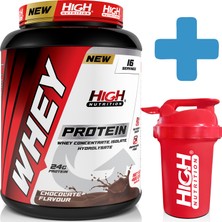 High Nutrition Whey Protein 480 gr Çikolata Aromalı Protein Tozu 24 Gram Protein 16 Servis + Shaker