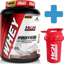 High Nutrition Whey Protein 240 gr Çikolata Aromalı Protein Tozu 24 Gram Protein 8 Servis + Shaker