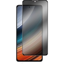 Microcase Xiaomi Redmi K40S - Poco F4 Privacy Gizlilik Filtreli Tam Kaplayan Cam Koruma - AL3125