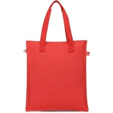 Smart Bags Büyük Boy Krinkıl Kumaş Omuz Çantası BC 3076 - Nar