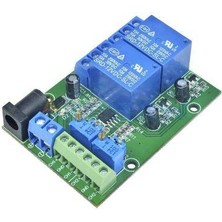 Motorobit Dc 12V 2-Kanal LM393 Voltaj Karşılaştırıcı Röle Modülü