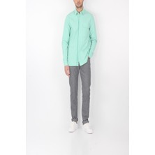 Still Mint Yeşili Gizli Düğme Kapamalı Cepli Overshirt  Gömlek Ceket