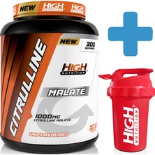 High Nutrition  Pure L Citruline L Sitrulin Citrulin Citrulline Malate 300g - 300 Servis + Shaker